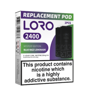 LORO-2400-2PK-Flavour-Pods---Blue-Razz-Lemonade