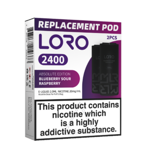 LORO-2400-2PK-Flavour-Pods---Blueberry-Sour-Raspberry