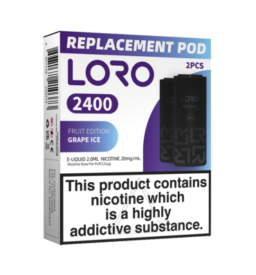 LORO-2400-2PK-Flavour-Pods---Grape-Ice