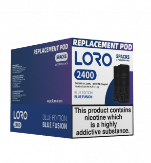 LORO 2400 PODS 5 PACK - BLUE FUSION