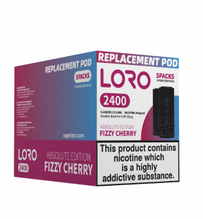 LORO 2400 PODS 5 PACK - Fizzy Cherry